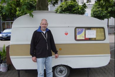 Bild vom Vertriebsbus am Nollendorfplatz